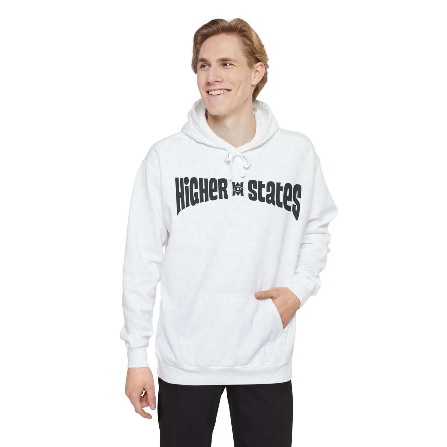 Higher States Hoodie - Retro Arch Logo Pullover